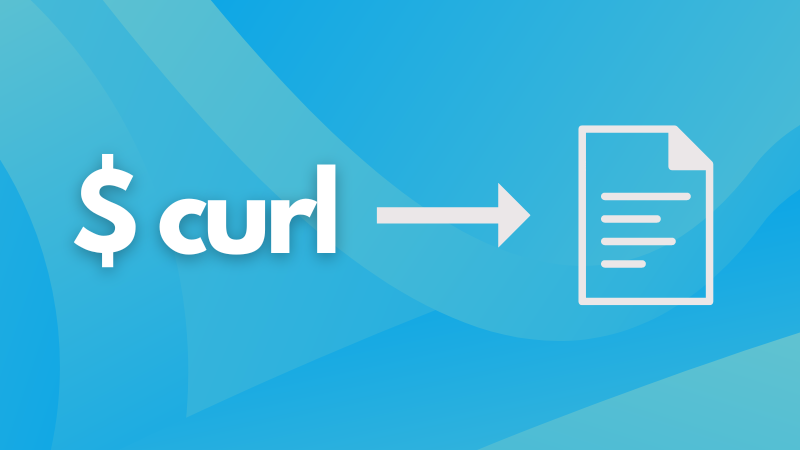 Save curl output to file
