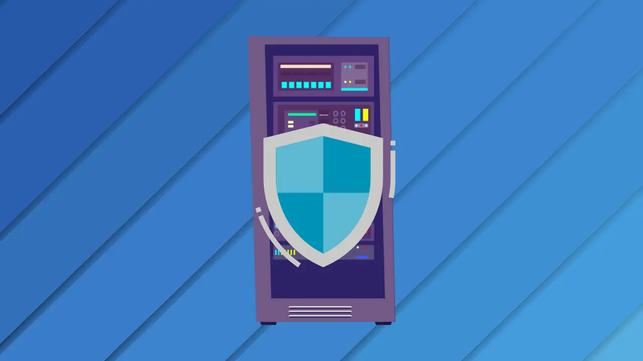 A homelab protected by a firewall