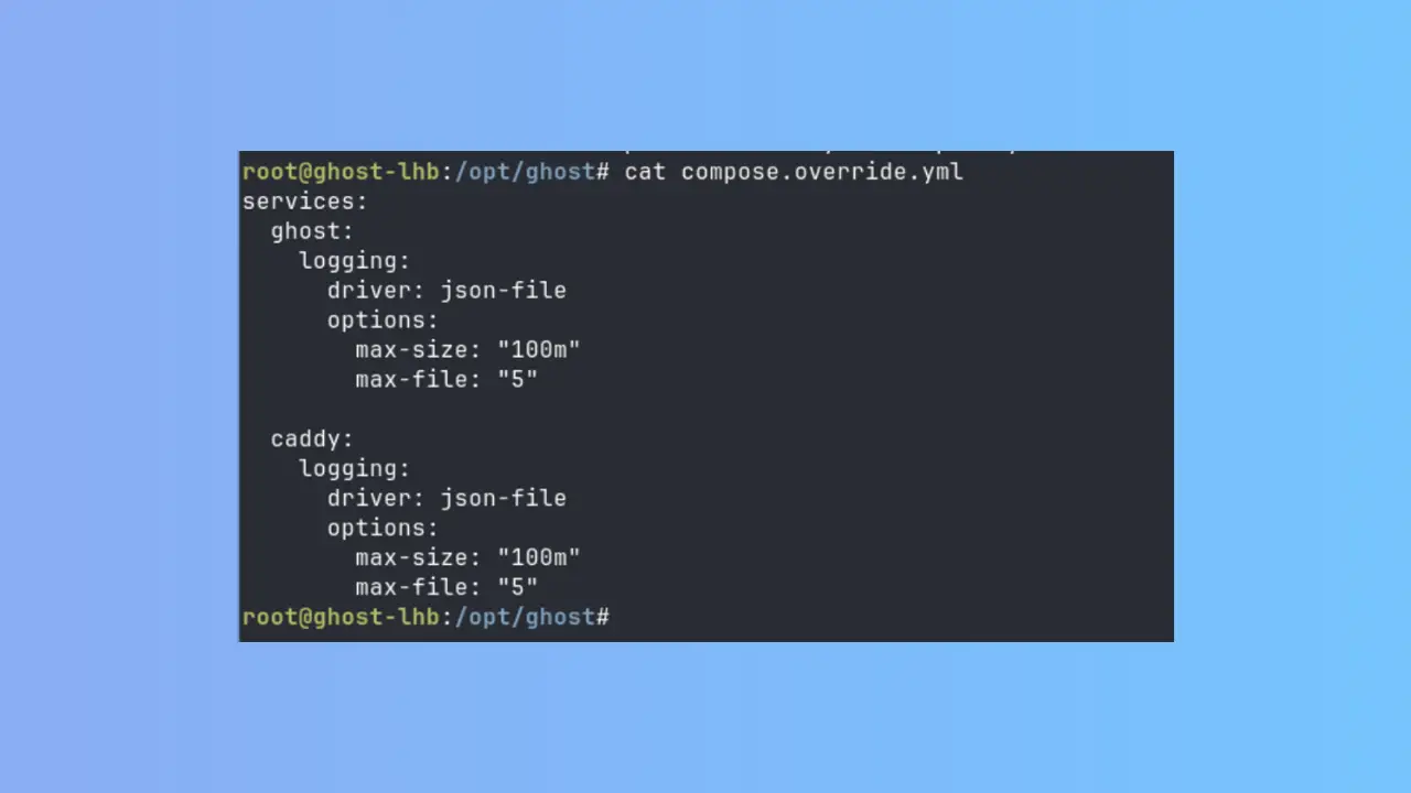 Docker Compose Override