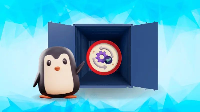 Run Linux commands in container
