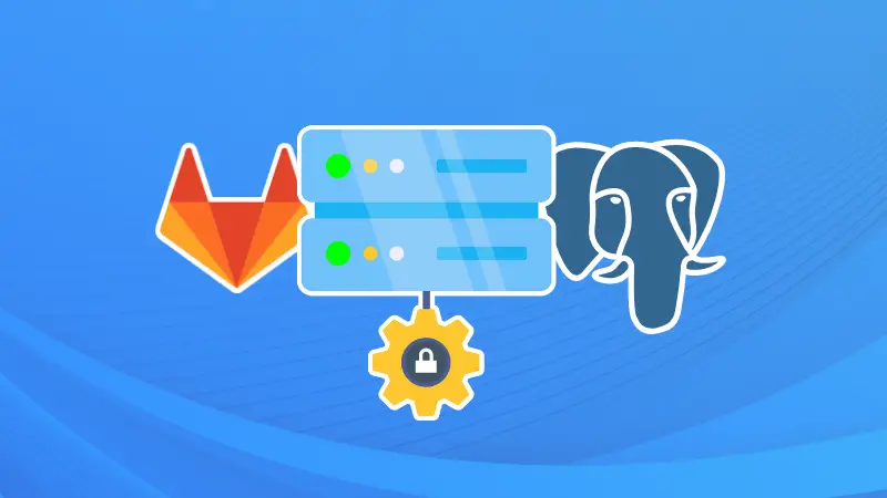 GitLab server with PostgreSQL