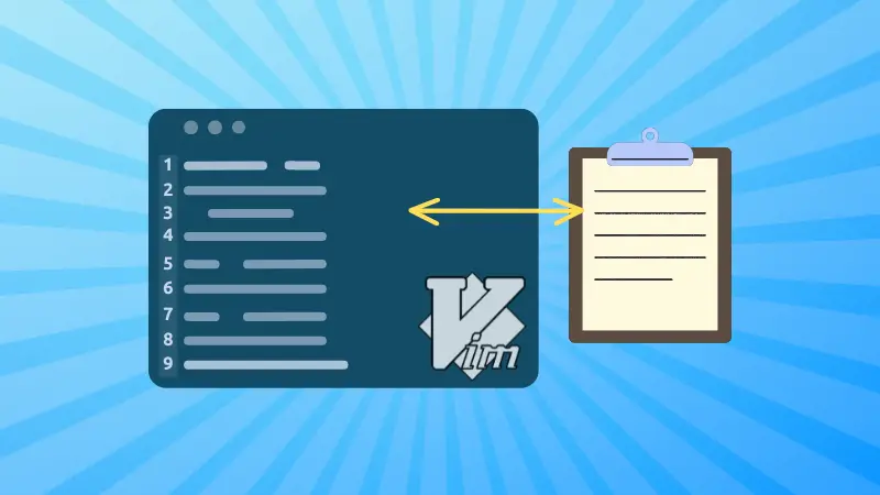 Vim copy text to clipboard