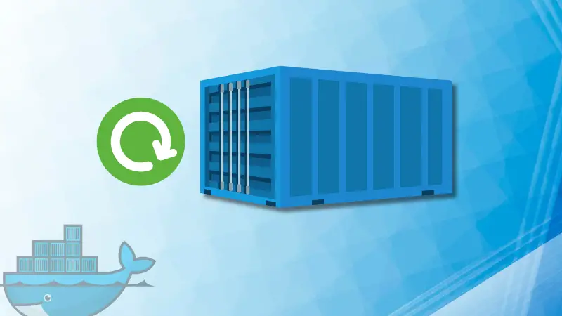 restart container with docker compose