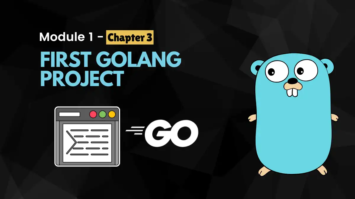 Chapter 3: First Golang Project