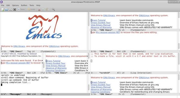 emacs manuals