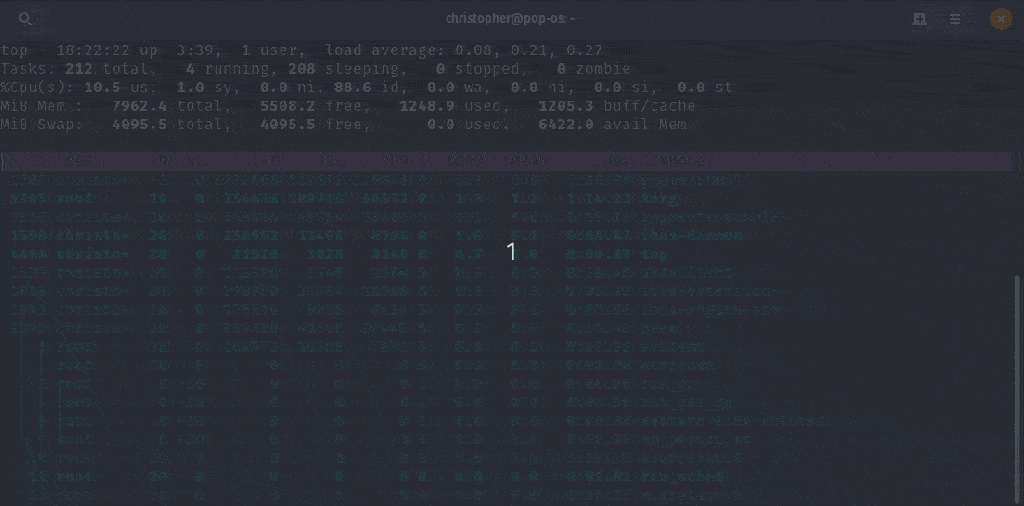 Using the Top Command as Task Manager in Linux