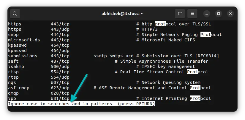 how-to-search-in-less-command