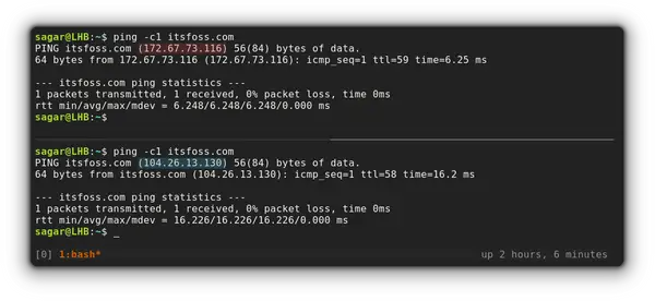 traffic has been redirected to different IP in linux