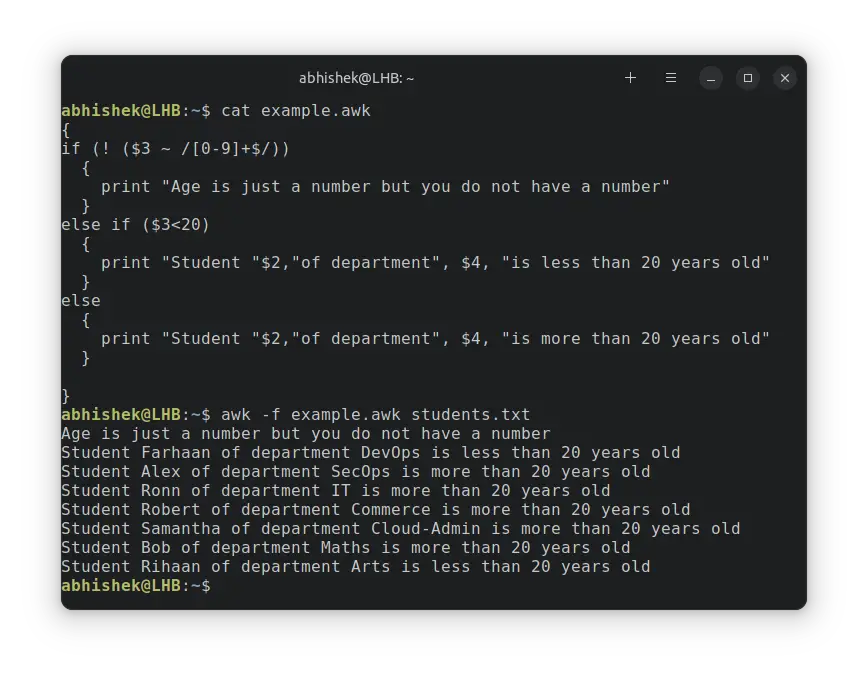 using-if-else-statements-in-awk