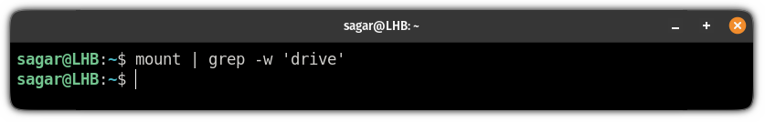 varify whether the mounting point exist or not in linux