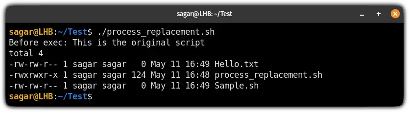 use the exec command in the shell script to replace the process