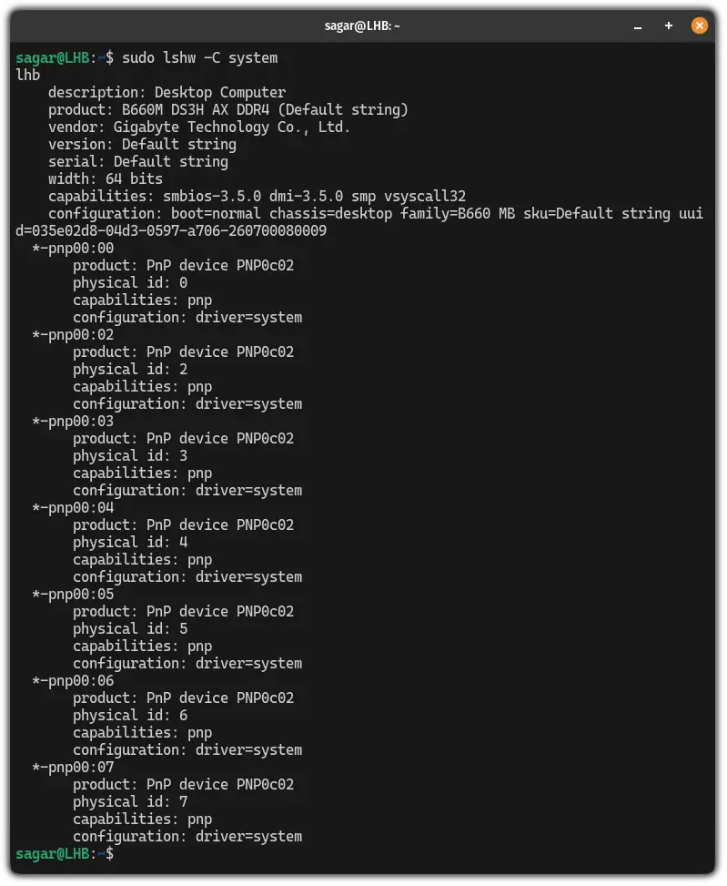 Lshw Command In Linux Get Hardware Details lshw-command-in-linux-get-hardware-details