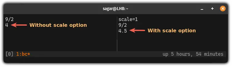 Using bc Command in Linux and Bash Scripts