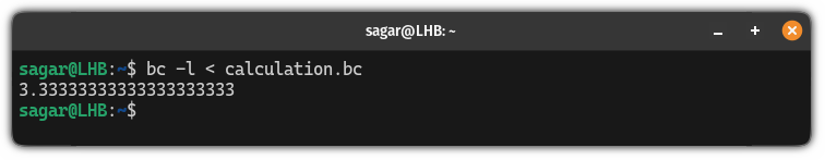 Using Bc Command In Linux And Bash Scripts