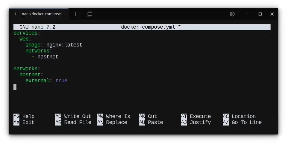 Using Docker Compose with Host Network Configuration